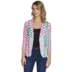 Pattern 52 Women s One-button 3/4 Sleeve Short Jacket