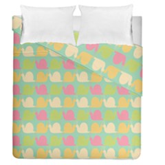 Slugs Pattern Duvet Cover Double Side (queen Size) by GardenOfOphir