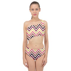 Chevron V Spliced Up Two Piece Swimsuit by GardenOfOphir