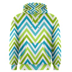 Green Chevron Men s Core Hoodie by GardenOfOphir