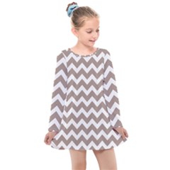 Pattern 122 Kids  Long Sleeve Dress by GardenOfOphir