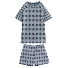 Pattern 138 Kids  Swim Tee And Shorts Set by GardenOfOphir