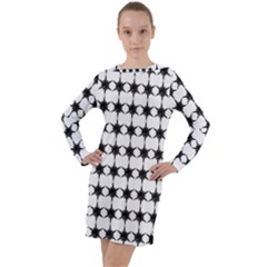 Pattern 137 Long Sleeve Hoodie Dress by GardenOfOphir