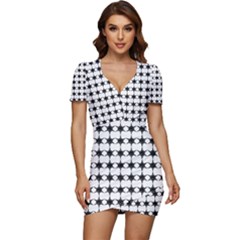 Pattern 137 Low Cut Cap Sleeve Mini Dress by GardenOfOphir