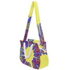 Explosion Big Bang Colour Structure Rope Handles Shoulder Strap Bag