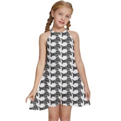 Pattern 160 Kids  Halter Collar Waist Tie Chiffon Dress by GardenOfOphir