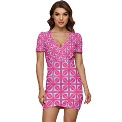 Pattern 164 Low Cut Cap Sleeve Mini Dress by GardenOfOphir