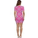 Pattern 164 Low Cut Cap Sleeve Mini Dress View4