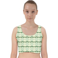 Pattern 173 Velvet Racer Back Crop Top by GardenOfOphir