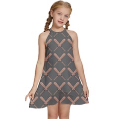 Pattern 184 Kids  Halter Collar Waist Tie Chiffon Dress by GardenOfOphir