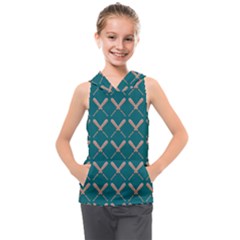 Pattern 191 Kids  Sleeveless Hoodie by GardenOfOphir