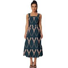 Pattern 192 Square Neckline Tiered Midi Dress by GardenOfOphir