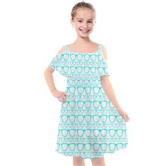 Pattern 198 Kids  Cut Out Shoulders Chiffon Dress by GardenOfOphir