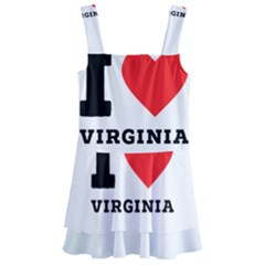 I Love Virginia Kids  Layered Skirt Swimsuit by ilovewhateva