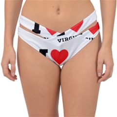 I Love Virginia Double Strap Halter Bikini Bottoms by ilovewhateva