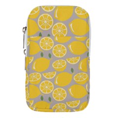 Lemon Background Lemon Wallpaper Waist Pouch (small) by Semog4