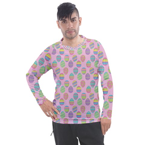 Egg Easter Eggs Pastel Digital Art Men s Pique Long Sleeve Tee by Semog4