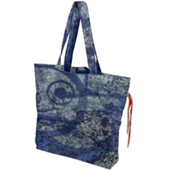 Elemental Beauty Abstract Print Drawstring Tote Bag by dflcprintsclothing