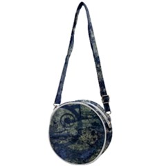 Elemental Beauty Abstract Print Crossbody Circle Bag by dflcprintsclothing