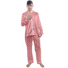 Pattern 225 Men s Long Sleeve Satin Pajamas Set by GardenOfOphir