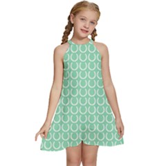 Pattern 235 Kids  Halter Collar Waist Tie Chiffon Dress by GardenOfOphir