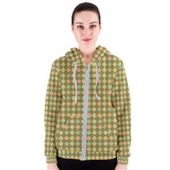 Pattern 251 Women s Zipper Hoodie by GardenOfOphir