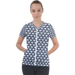 Pattern 279 Short Sleeve Zip Up Jacket by GardenOfOphir