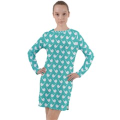 Pattern 280 Long Sleeve Hoodie Dress by GardenOfOphir