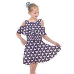 Pattern 282 Kids  Shoulder Cutout Chiffon Dress by GardenOfOphir