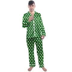 Pattern 285 Men s Long Sleeve Satin Pajamas Set by GardenOfOphir