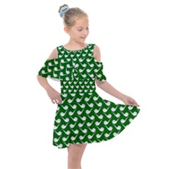 Pattern 285 Kids  Shoulder Cutout Chiffon Dress by GardenOfOphir