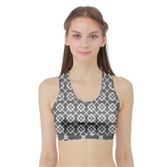 Pattern 289 Sports Bra With Border