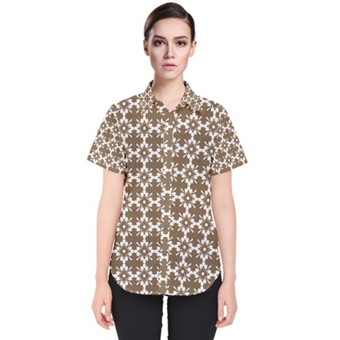 Pattern 306 Women s Short Sleeve Shirt by GardenOfOphir