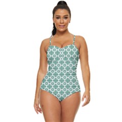 Pattern 307 Retro Full Coverage Swimsuit