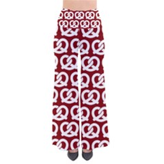 Red Pretzel Illustrations Pattern So Vintage Palazzo Pants by GardenOfOphir