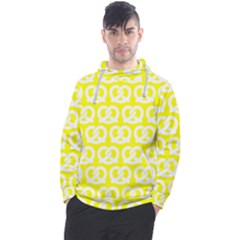 Yellow Pretzel Illustrations Pattern Men s Pullover Hoodie by GardenOfOphir