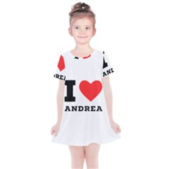 I Love Andrea Kids  Simple Cotton Dress by ilovewhateva