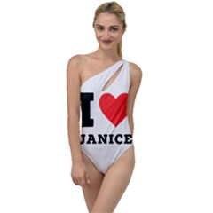 I Love Janice To One Side Swimsuit by ilovewhateva