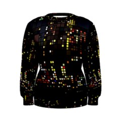 Abstract Visualization Graphic Background Textures Women s Sweatshirt by Jancukart