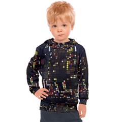 Abstract Visualization Graphic Background Textures Kids  Hooded Pullover by Jancukart