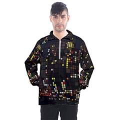 Abstract Visualization Graphic Background Textures Men s Half Zip Pullover by Jancukart