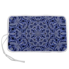 Mandala Pattern Rosette Kaleidoscope Abstract Pen Storage Case (l) by Jancukart