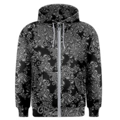 Modern Tribalism Elegance Print Men s Zipper Hoodie by dflcprintsclothing