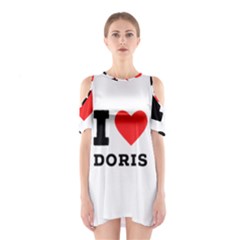 I Love Doris Shoulder Cutout One Piece Dress by ilovewhateva