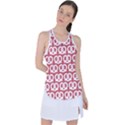 Trendy Pretzel Illustrations Pattern Racer Back Mesh Tank Top View1