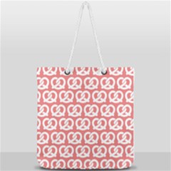 Chic Pretzel Illustrations Pattern Full Print Rope Handle Tote (large) by GardenOfOphir