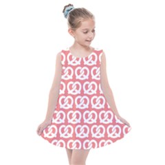 Chic Pretzel Illustrations Pattern Kids  Summer Dress by GardenOfOphir