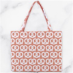 Salmon Pretzel Illustrations Pattern Mini Tote Bag by GardenOfOphir