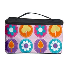 Chic Floral Pattern Cosmetic Storage by GardenOfOphir