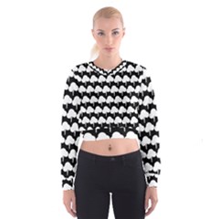 Pattern 361 Cropped Sweatshirt by GardenOfOphir